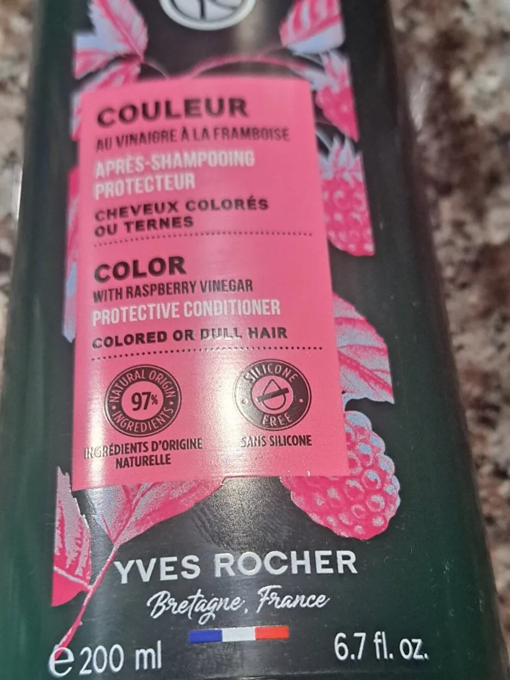 YVES ROCHER PROTECTIVE CONDITIONER WITH RASPBERRY VINEGAR
